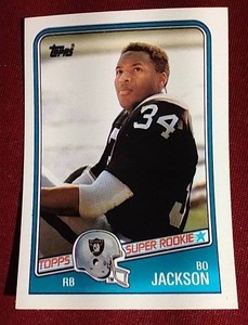 lot 151 image: 1988 Topps Bo Jackson Football Rookie Card