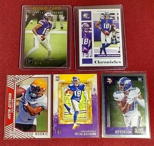 lot 155 image: (5) 2020 Justin Jefferson Rookie Cards