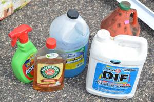 lot 177 image: Assorted Cleaners, Fluids