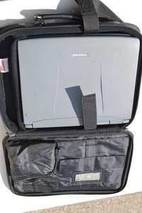 lot 197 image: Vintage Toshiba Laptop with Bag