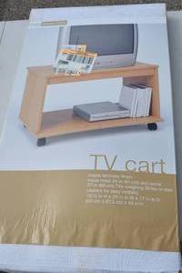 lot 201 image: Room Essentials TV Cart