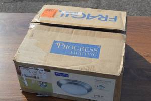 lot 80 image: NEW - Progress Lighting Flush Mount Ceiling Light