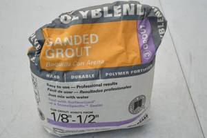 lot 97 image: Half Full Bag of Polyblend Sanded Grout