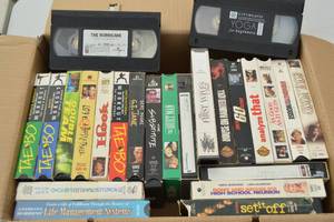 lot 122 image: Collection of Vintage VHS Tapes