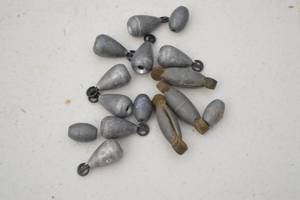 lot 141 image: Assorted Lead Sinkers