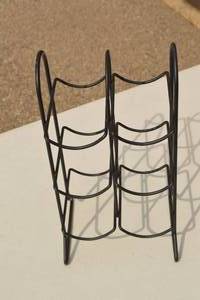 lot 154 image: Metal Wire Wine Rack
