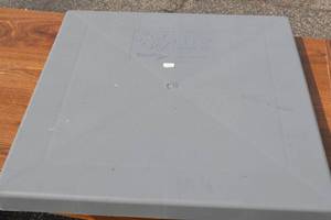 lot 158 image: Elite Equipment Outdoor  2-Ton AC Condenser Pad 24 x 24 x 2