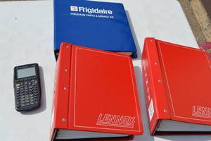 lot 30 image: Assorted HVAC Manuals  TI-86 Scientific Calculator
