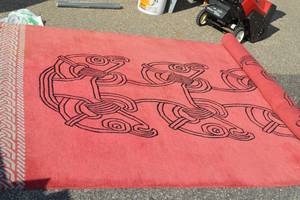 lot 263 image: Hand Woven Tibetan Area Rug