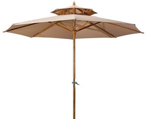 lot 150 image: The Sportsmans Guide Khaki Patio Umbrella