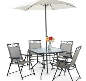 lot 176 image: Castle Creek Deluxe 6pc Complete Patio Set