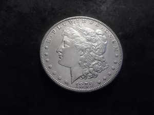 1879 S Morgan Silver Dollar Reverse 1878