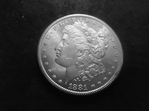 1881 S Morgan Silver Dollar