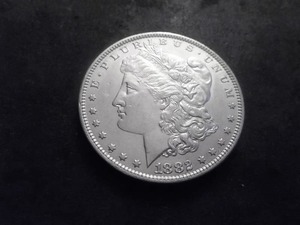 1882 O Morgan Silver Dollar