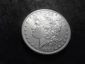 1884 O Morgan Silver Dollar