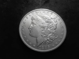 1885 O Morgan Silver Dollar