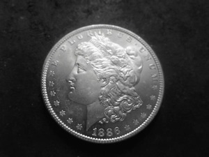 1886 Morgan Silver Dollar