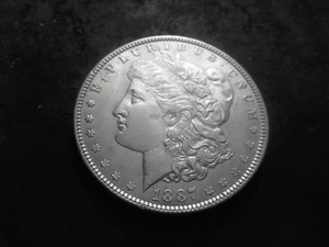 1887 Morgan Silver Dollar