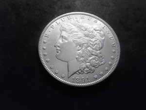 1891 Morgan Silver Dollar