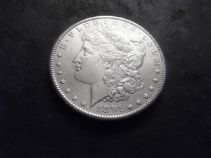 1891 S Morgan Silver Dollar