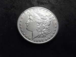 1897 S Morgan Silver Dollar