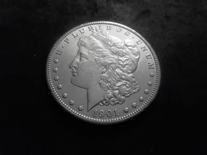 1901 O Morgan Silver Dollar