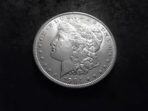 1904 O Morgan Silver Dollar