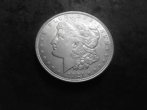 1921 D Morgan Silver Dollar