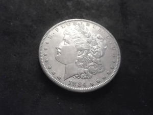 1884 S Morgan Silver Dollar