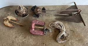 lot 46 image: Misc. Boat Anchors