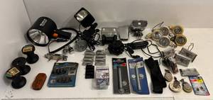 lot 51 image: Misc. Marine Items Including 12 Volt Spot Lights (Untested)