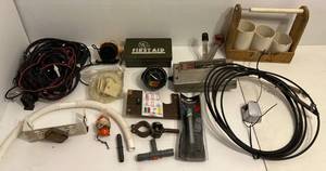 lot 53 image: Misc. Marine Items Including Evinrude Motor Controls, Transducers & More