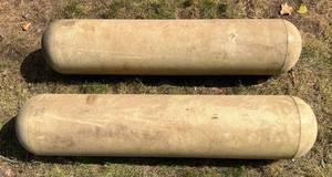 lot 89 image: Two Fiberglass Tubes (Could Be Made Into Floats)