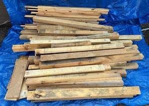 lot 91 image: Large Group Of Misc. Cedar Wood Including 3 x 3 And More (Most Over 36)