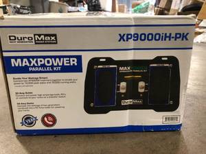 lot 2 image: DuroMax XP9000iH-PK 63.3A Inverter Parallel Kit Costumer Returns See Pics
