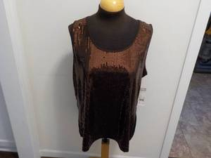 Notations size 2x -NEW Sequined She...