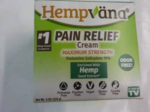 Hempvana 4 oz Pain Relief Cream...