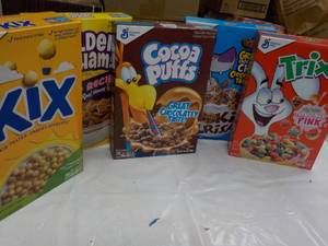 5 Boxes of Cereal- 1 each Golden Gr...