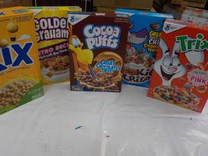 5 Boxes of Cereal- 1 each Golden Gr...