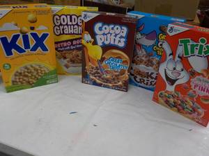 5 Boxes of Cereal- 1 each Golden Gr...