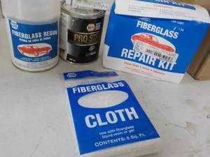 Napa Fiberglass repair product variety