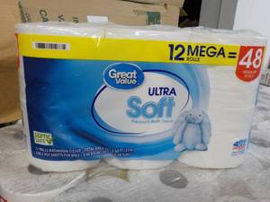 12 Mega Rolls Great Value 2 ply Toi...