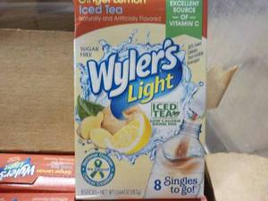 12 ct Wylers Light Iced Tea Ginger...