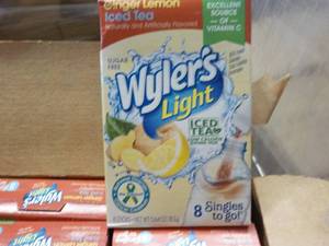 12 ct Wylers Light Iced Tea Ginger...