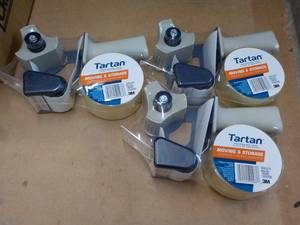 3 ct Tartan Packaging Tape and Disp...