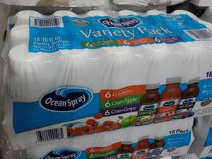 18 pack Ocean Spray Variety...