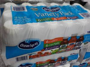 18 pack Ocean Spray Variety...