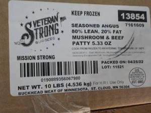 10 lb. Frozen Box Seasoned Angus wi...