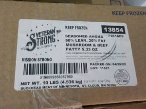 10 lb. Frozen Box Seasoned Angus wi...
