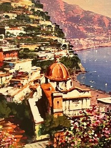 lot 62 image: Positano Framed Print by Caiazza Vincenzo